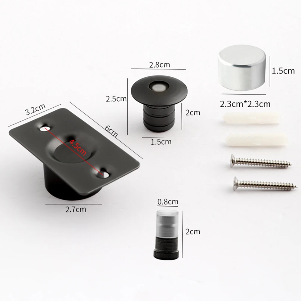 Дверной отбойник, дверной упор, дверная фурнитура, домашний офис, отель, спальня, невидимый магнит, универсальное использование, верхняя часть двери, пол, всасывание
