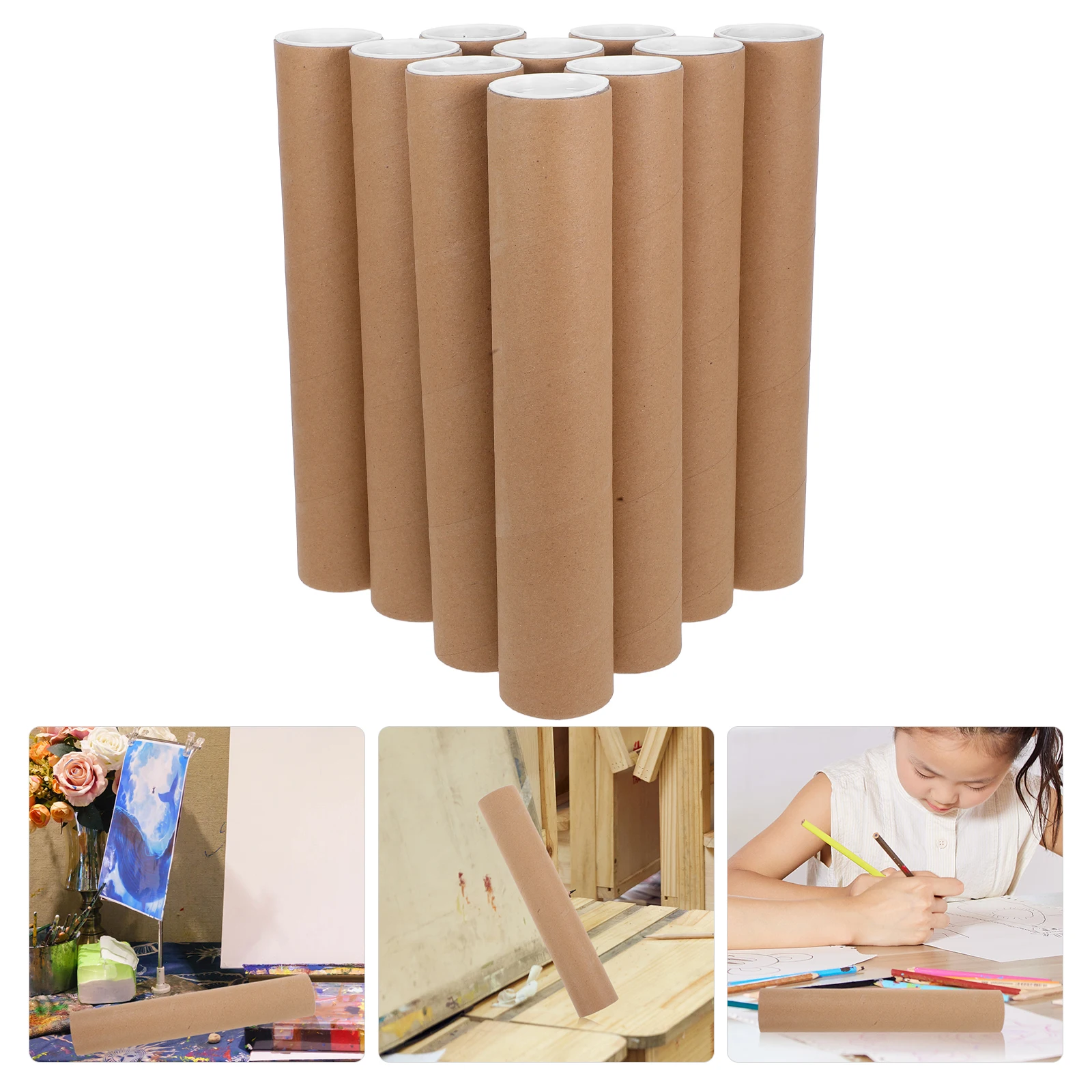 10 stücke Karton Zylinder Papier Rohr 30x5 cm Poster Lagerung Verpackung Material Versand Liefert Verpackung Box