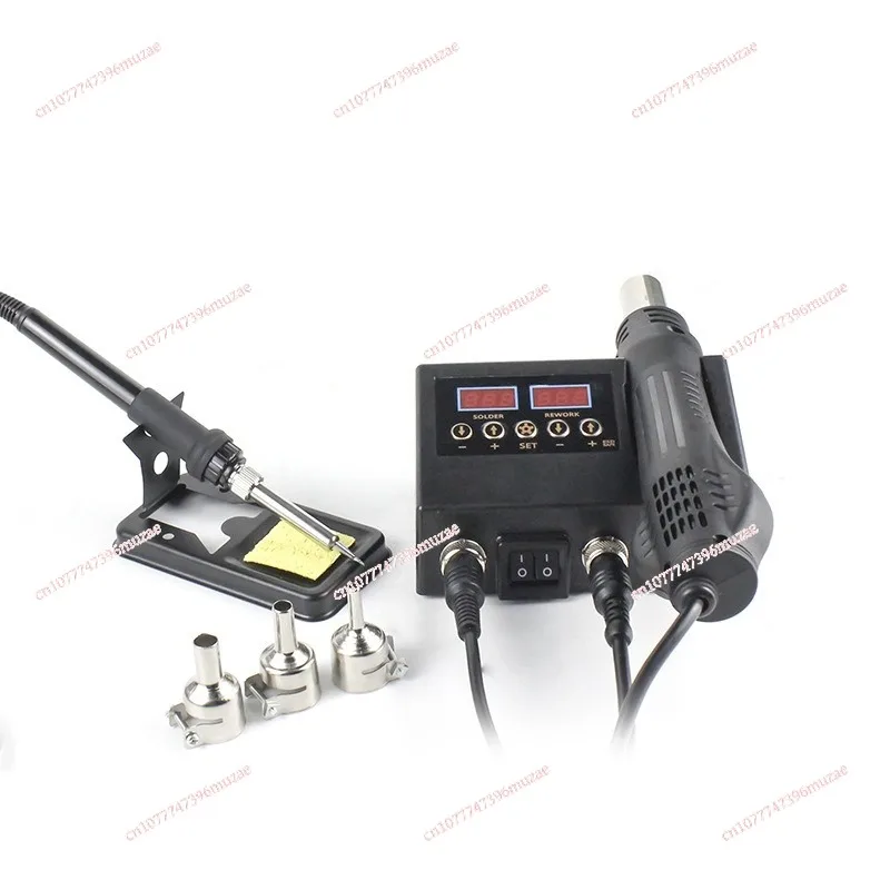 

Hot air gun dismantling and welding table 110V dual digital display two-in-one electric soldering iron welding table 220V