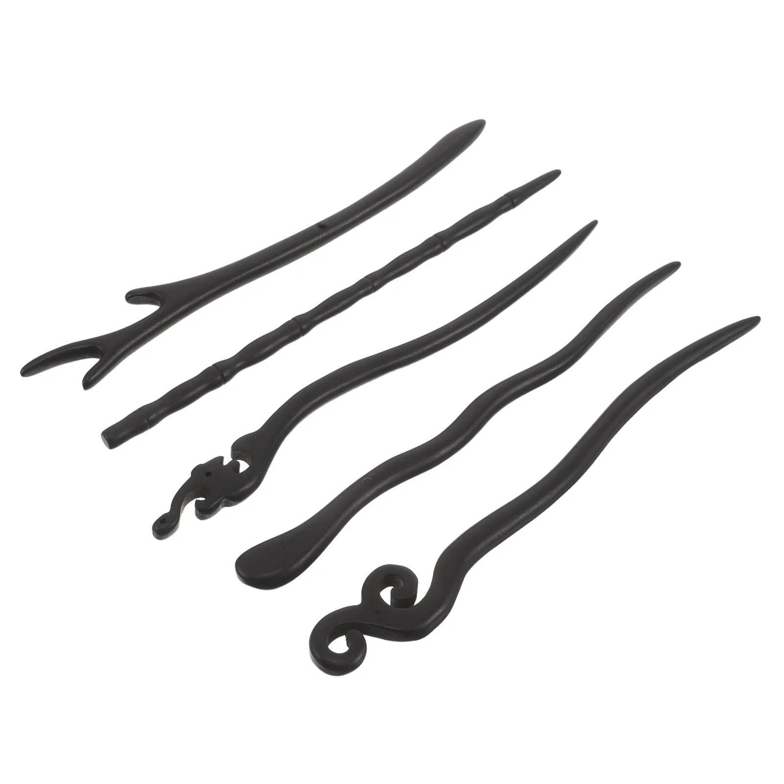 

5 шт., китайские деревянные палочки для волос, винтажная заколка для волос, элегантные минималистичные азиатские заколки для укладки волос для булочек, шиньон, прически на свадьбу