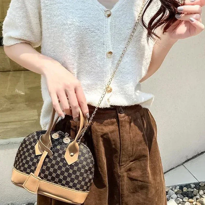 وضع اليد كروسبودياس للسيدات Eenvoudige crossbodyas met simples schouder Draagbare tas met grote capacity #6