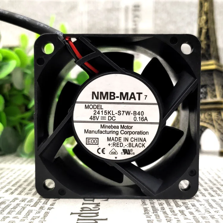 

НОВЫЙ ОРИГИНАЛЬНЫЙ 2415KL-S7W-B40 DC48V 0.16A 6038 60*60*38 мм ОХЛАЖДАЮЩИЙ ВЕНТИЛЯТОР