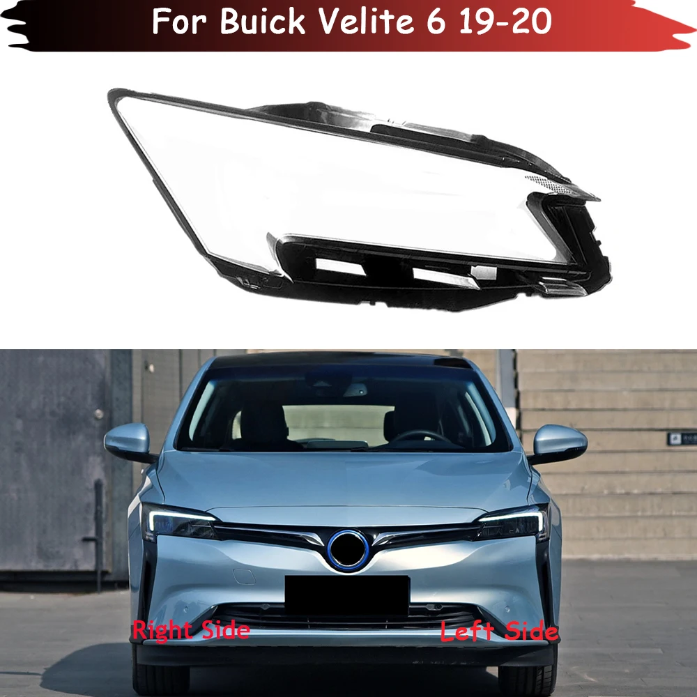 

Auto Headlamp Case For Buick Velite 6 2019 2020 2021 Car Front Headlight Cover Glass Lamp Shell Lens Glass Caps Light Lampshade