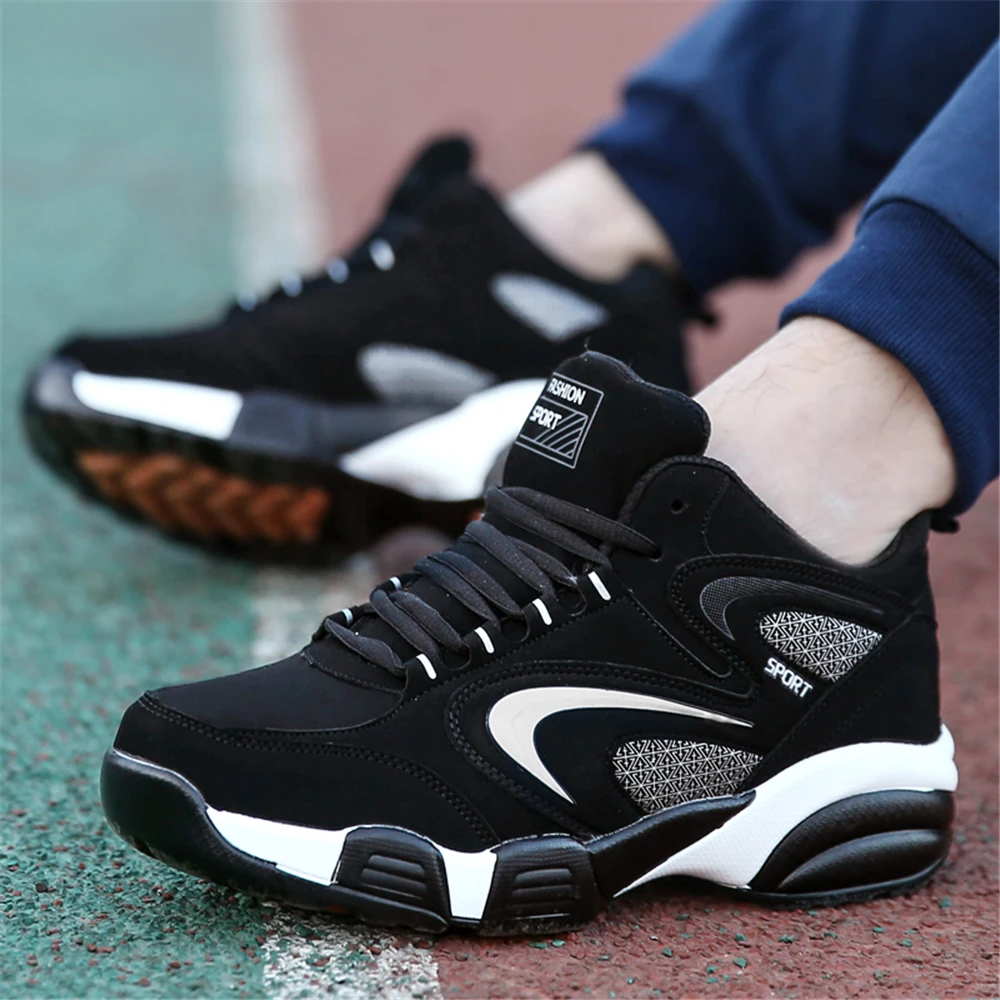 Trendige Farbblock-Sneaker für Herren in Übergröße, bequeme, rutschfeste, lässige, langlebige Schnürschuhe für Outdoor-Aktivitäten für Herren – Detail 11