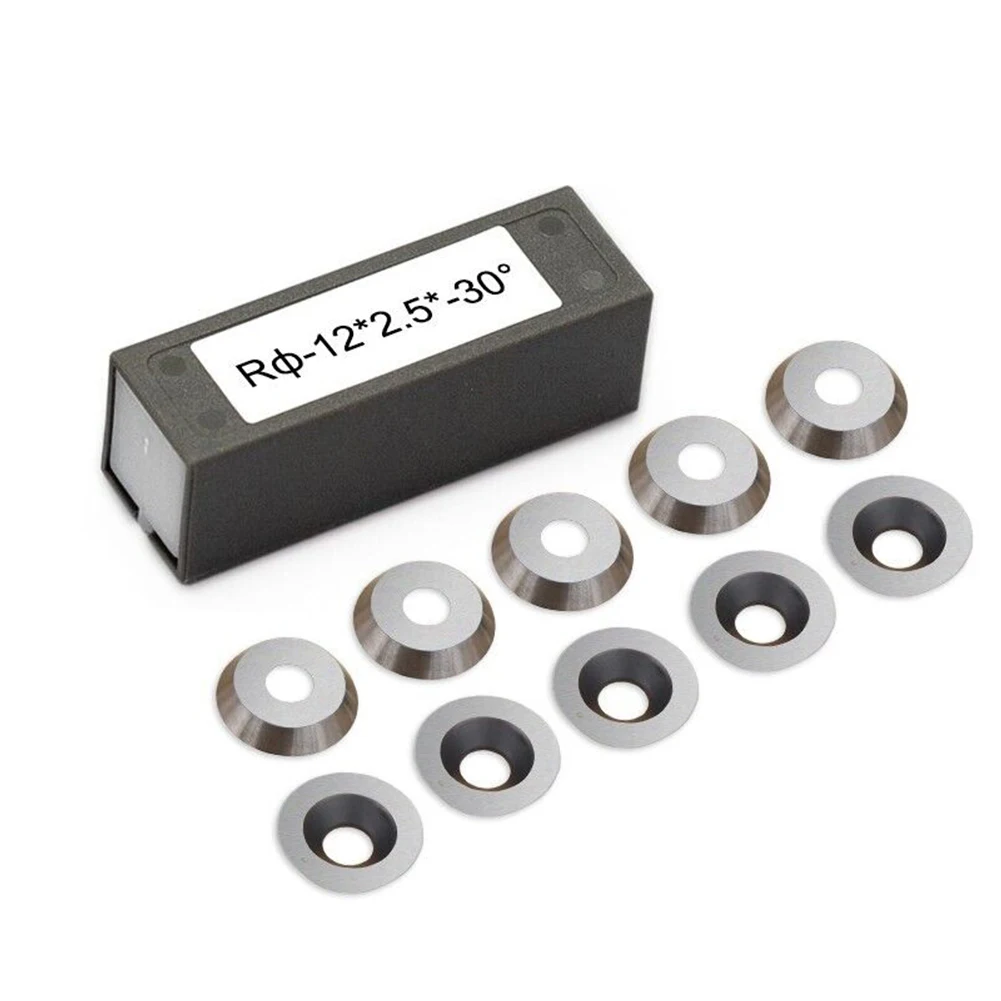 

Enhance Durability and Performance with 10x Round Chisel Cutter Carbide Indexable Inserts for Wood Lathe Turning Tool