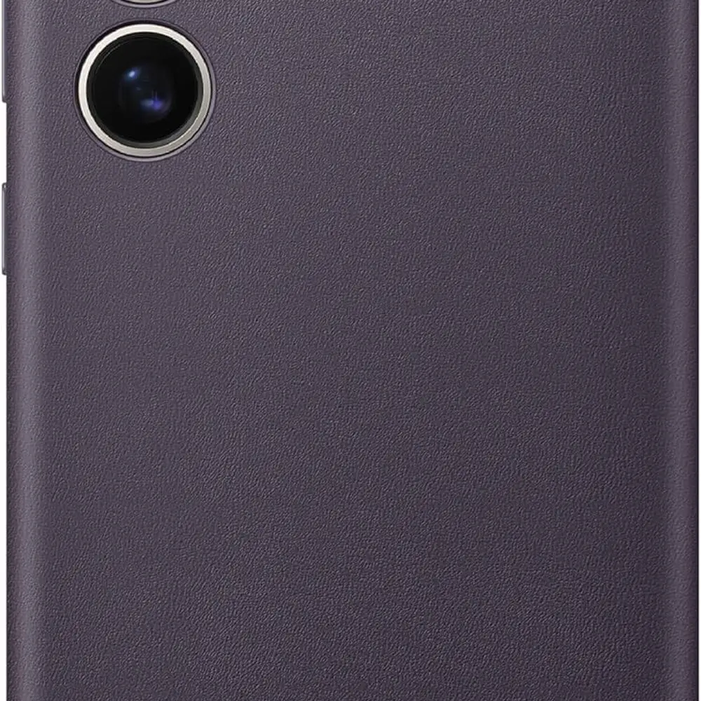 

Vegan Leather S24 Ultra Case, Soft Touch, Elegant, Scratch-Resistant, US, GP-FPS928HCAVW, Dark Violet