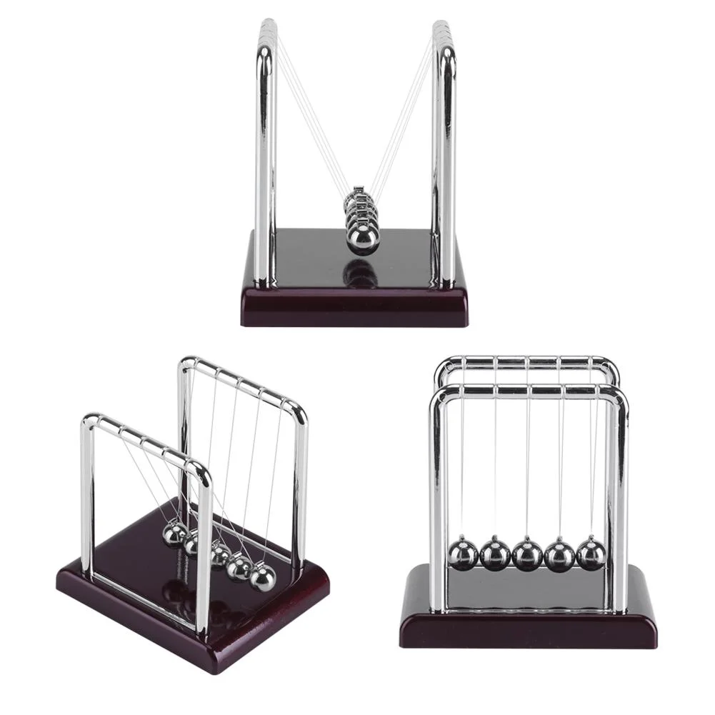 Newton Pendulum Cradle Balance Steel Balls Fun Toy School Teaching Supplies Physics Science  Desk Gifts Home Decoration Gift