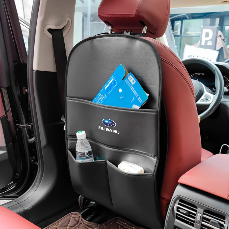 

Car Seat Back Cover Protector Waterproof Anti Kicking Pad Organizer Car Seat Storage Bag For Subaru Forester Outback Crosstrek