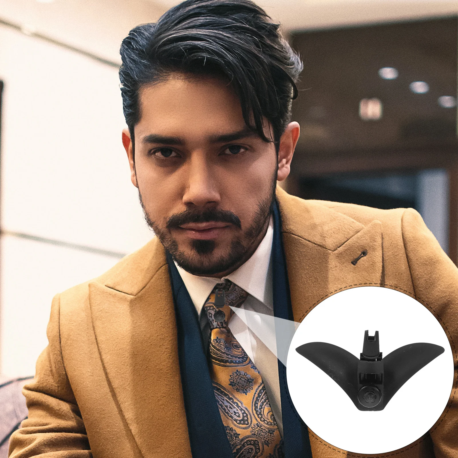 

10Pcs Men Necktie Clips Sturdy Decorative Tie Clips Banquet Wedding Party Business Tie Holder Necktie Clip