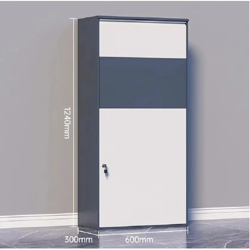 Outdoor Waterproof Drop Metal Mailbox Parcel Delivery Box Post for Package