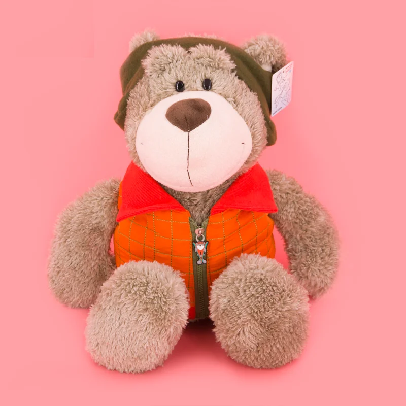 NICE Skiing Sport Ted Bear Brother Teddy Dress Ski Plush Toy