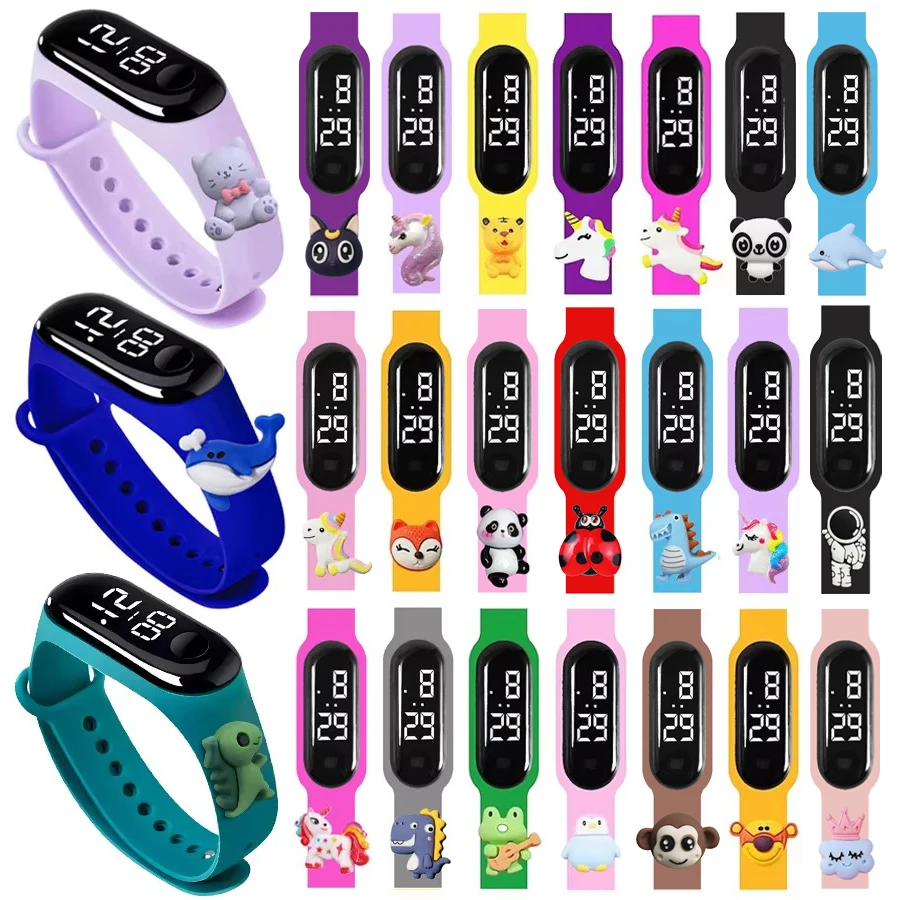 2025 New Kids Smart Touch Led Digital Watches Toys Waterproof LED Display Children Sports Electronic Watches Boys Girls Bracelet