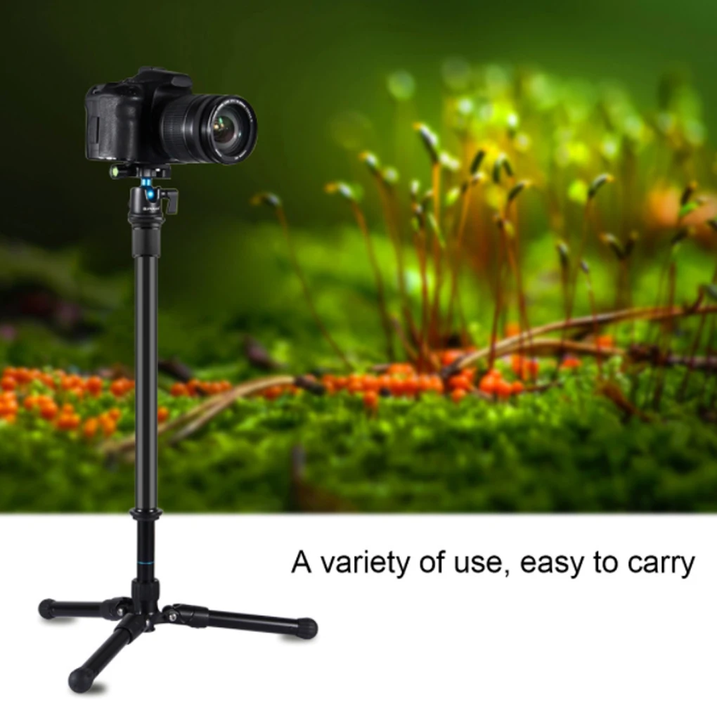 Camera Extension Rod Mounted Outdoor Telescopic Camcorder Pole Hands-free Shooting Stabilizer Aluminum Alloy 33-60cm