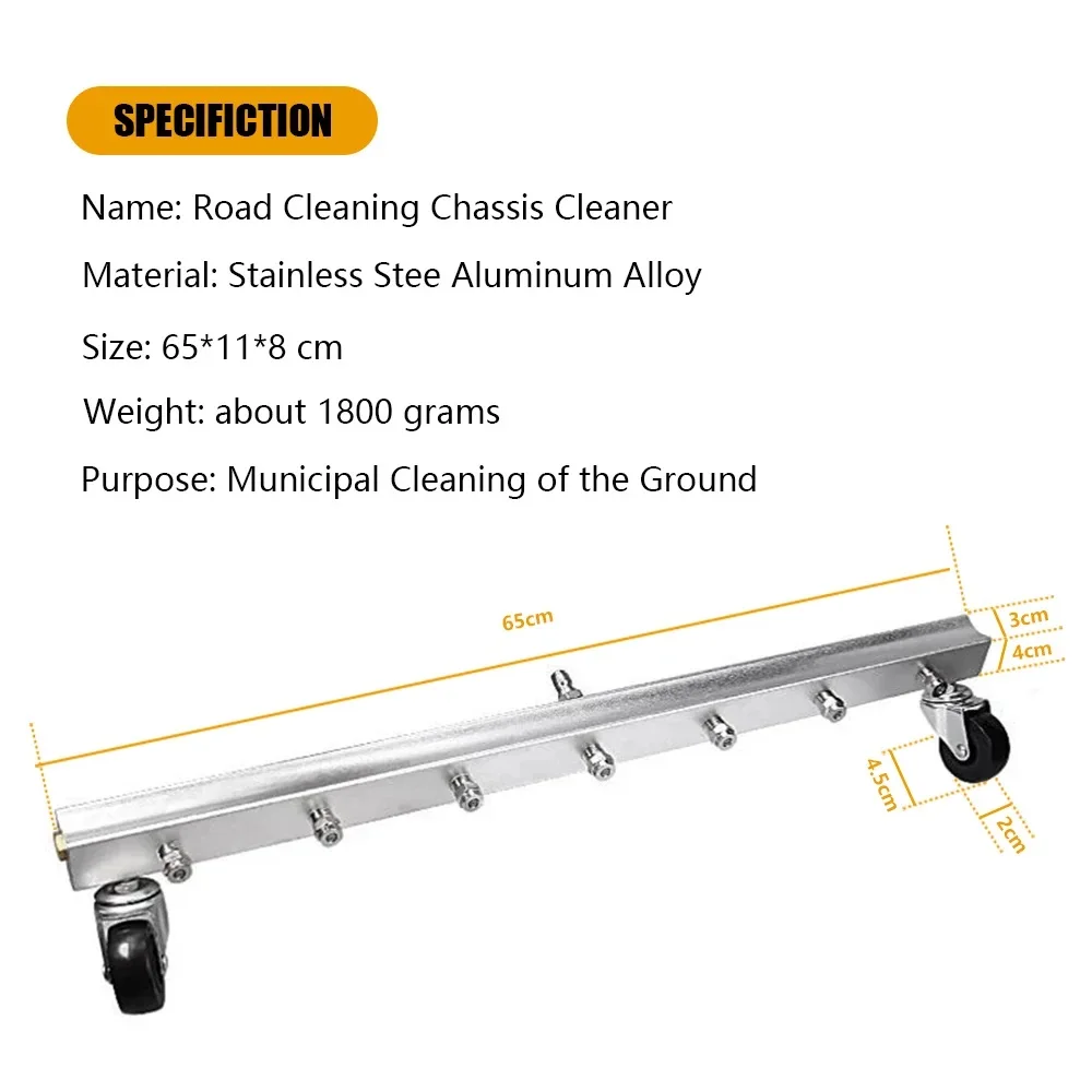 4000 PSI High Pressure Washer Water Broom Cleaner For Karcher Multifunction 7 Nozzle Sweep Driveway Sidewalk Road  Cleaning Kit