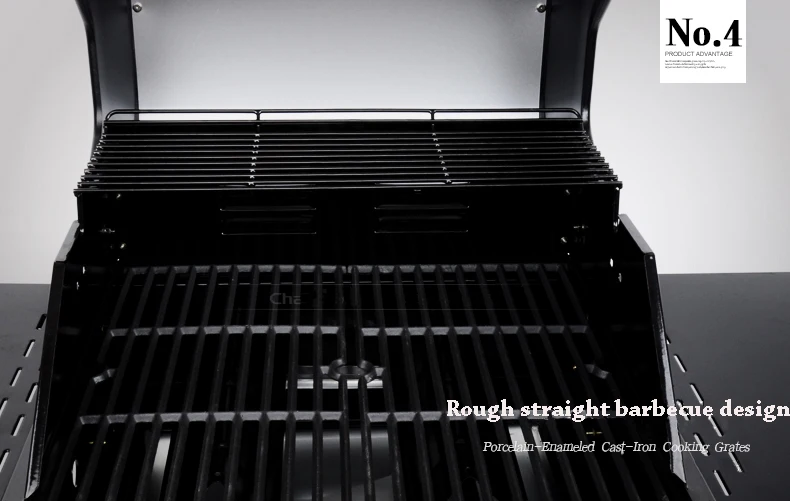 شواية شواء تعمل بالغاز في الهواء الطلق، ماكينة شواء كبيرة، شواء غاز منزلي تجاري يتسع لـ 5 أو أكثر