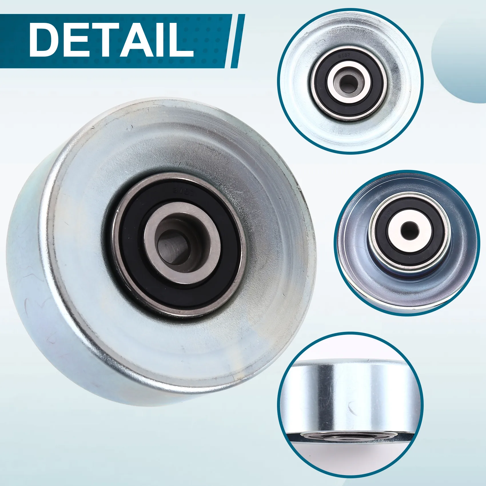 New Idler Pulley Model 3847482 For Volvo Penta D4 D6 Marine Inboard Diesel Engines