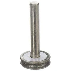 Rebolo para avião de vidro, Rebolo de diamante, Chanfro de borda reta, 6mm Shank