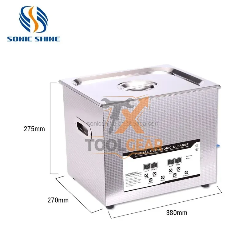 2026hotsale* Electric Desktop Ultrasonic Cleaning Equipment for Jewelry Glasses with Digital Control Heating Timer Degas
