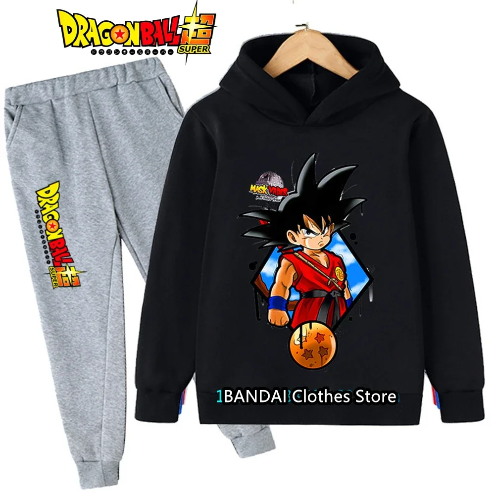 سويت شيرت Dragonball Girls Kakarotto Vegeta للأطفال من 3 إلى 12 سنة للخريف والشتاء ناعم ودافئ أنيق مطبوع عليه الرسوم المتحركة بلوفر مريح #3