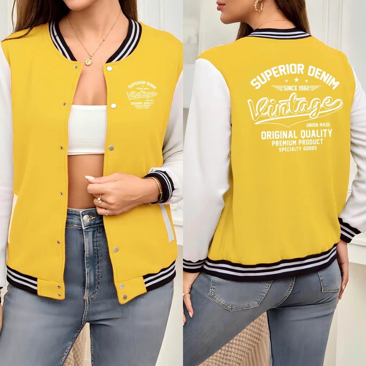 

London Best Team Number 1987 Prints Unisex Jackets Autumn Casual Jacket Soft Sport Streetwear Multicolor Y2K Baseball Jersey