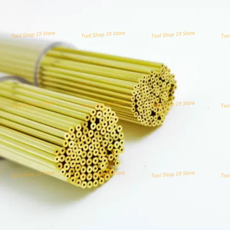 WEDM Brass Electrode Tube0.3/ 0.5/0.8/0.9/1.0/1.5*400mm Die Single Hole for EDM Drilling Hole Machine