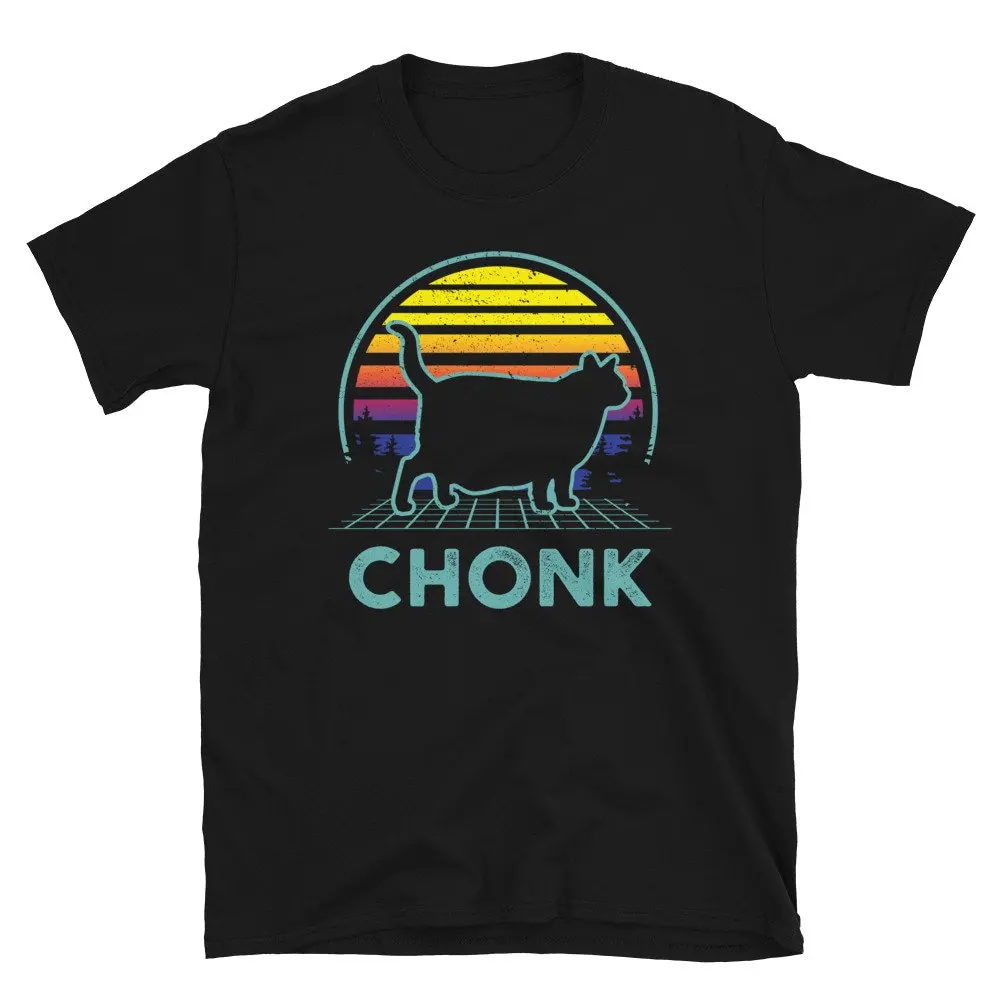 Vaporwave Aesthetic Chonk CaT T Shirt Mom Fat for Crazy Lady s Chunky Retro Style