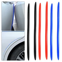 2/4Pcs 40cm Car Door Edge Scratch Sticker Bumper Protection Wheel Eyebrow Rearview Mirror Rubber Protector Guard Trim Strips