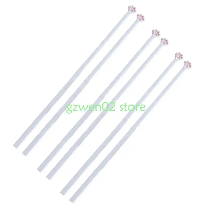 QXNB 3pcs القطط تحت عنوان تناول الطعام مع الكفوف الفريدة نمط طباعة نمط مريحة مريحة مريحة للهدية في المنزل