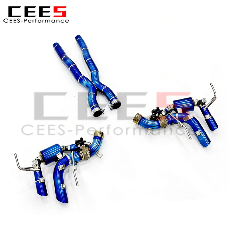 

CEES Valvetronic Exhaust System for Ferrari Purosangue FUV 2022+ Stainless Steel with Valve Catback Exhaust X Pipes