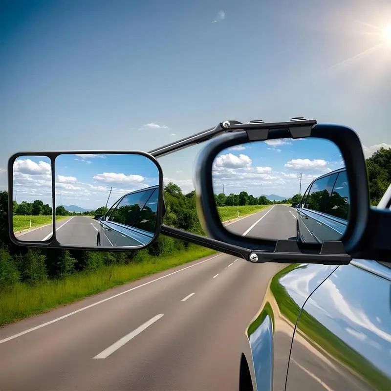 

Mirror Extenders For Towing Adjustable Truck Rearview Mirror 360 Degree Rotation Vibration-resistant Towing Accessories For Safe