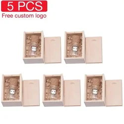 JASTER 5 PCS LOT USB 2.0 Flash Drives Glass Drift Bottle Pen Drive Wedding gift Memory stick with Cork Pendrive 32GB 64GB 128GB