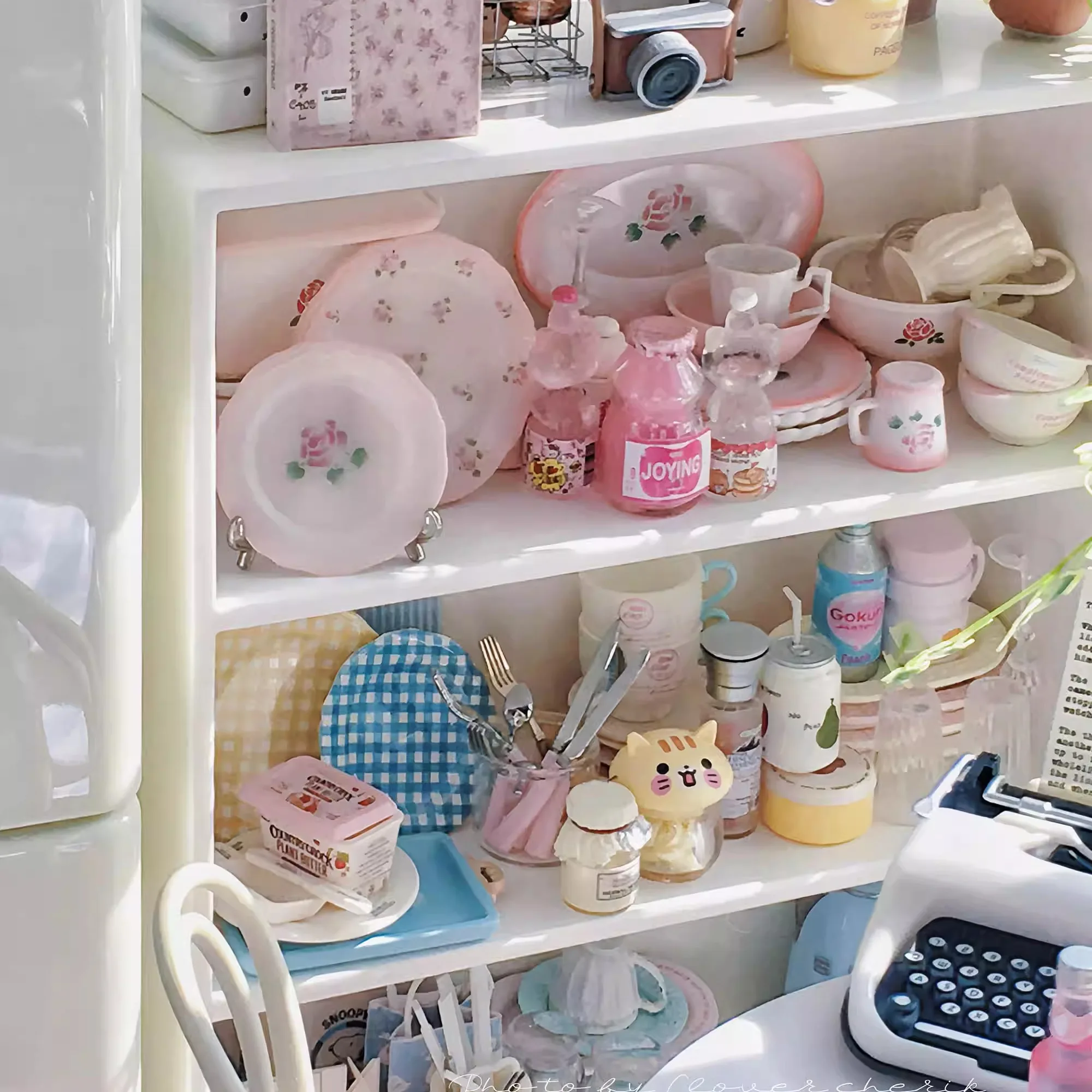 1:6 Mini modèle maison de poupée meubles accessoires cuisine couverts Pot plateau plaque Miniatures Bjd Ob11 Gsc Blyth soldat Lol accessoires