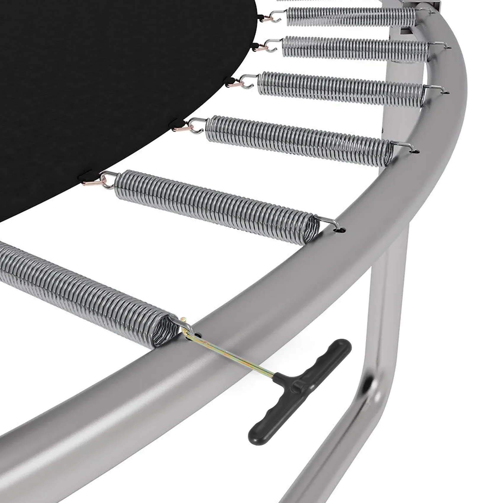 Инструмент для тяги пружины батута Инструмент для снятия пружины с Т-образным крючком для тяги пружины батута Богатая пружина