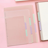 20/26 Hole B5 A5 Binder Index Dividers Index Page for Loose-leaf Notebook Scrapbook Stationery School Office Supplies