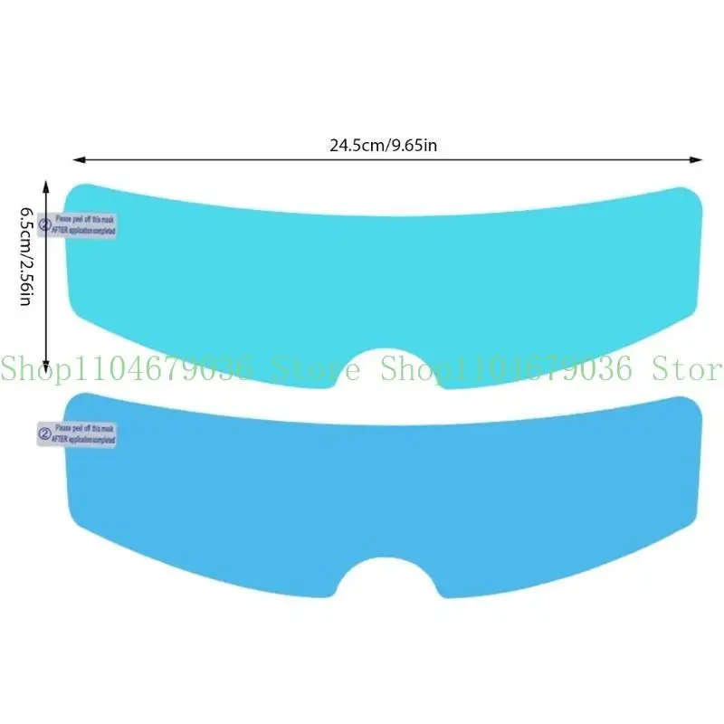 652F Motorbike Visors Antifog Film Comfort Fit UV Block for Long Rides and Commutes