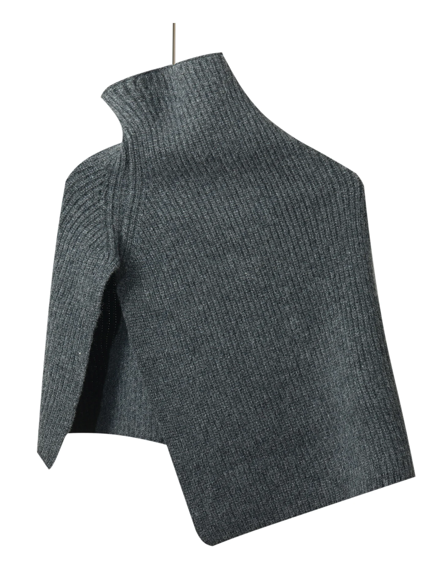 tloml-women‘s-100-merino-wool-knit-turtleneck-slit-shawl-autumn-winter-knitwear-casual-simple-fashion-solid-keep-warm-shawls