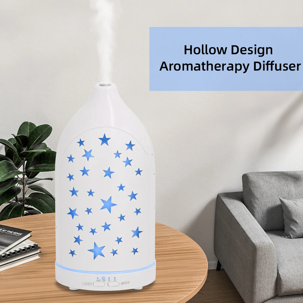 

7 Color LED Essential Oil Diffuser Ultrasonic Quiet Operation with Auto Shut Off