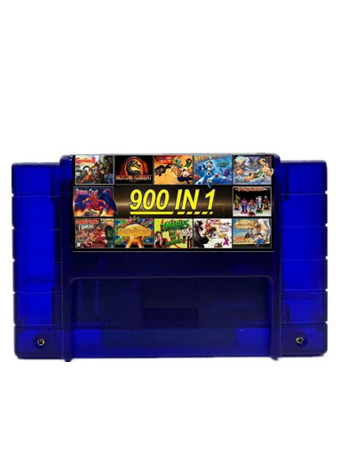 SNES 900 в 1 Pro Game Cartrige V1 для 16-битного картриджа для игровой консоли SNES NTSC Edition