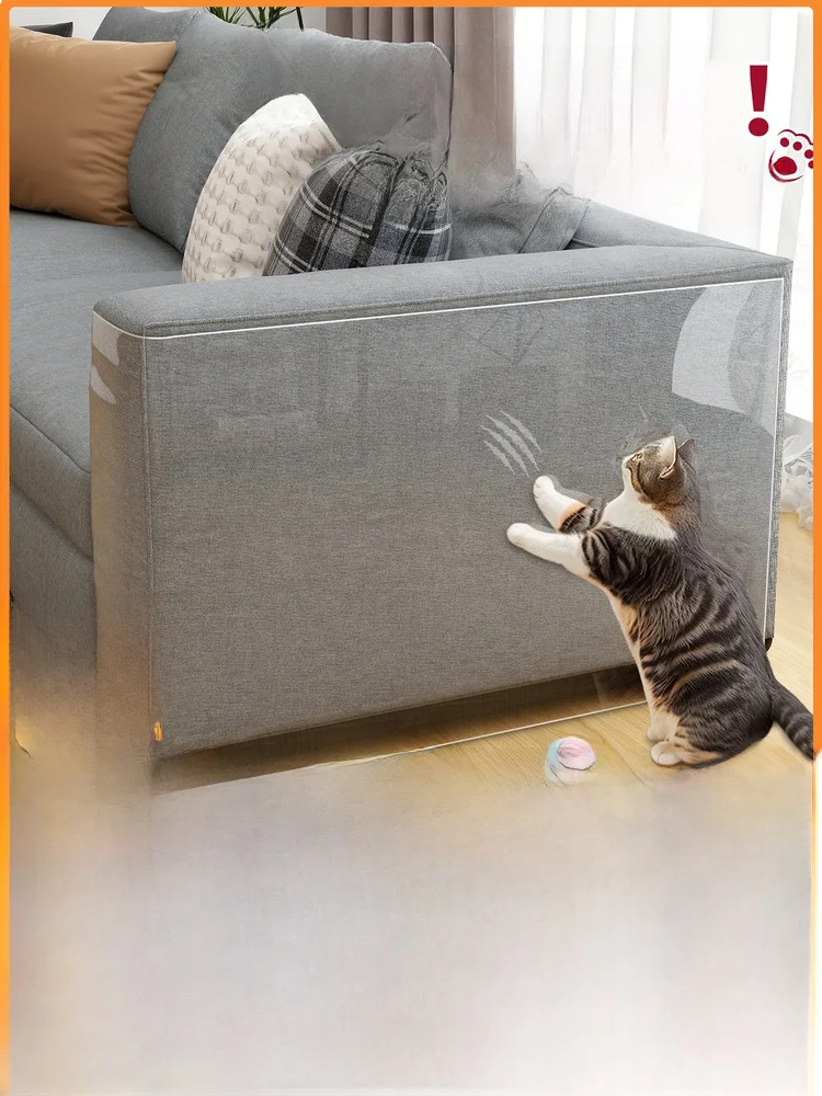 

Transparent Furniture Protection Film Pet Claw Proof Sofa Headboard Guard Cover Wall Stier Scratch Resistant