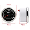 60KMH 85MM GPS 속도계 게이지 오토바이 보트 자동차 트럭 속도 게이지 미터 방수에 대 한 GPS 안테나와 7 색 빛 5