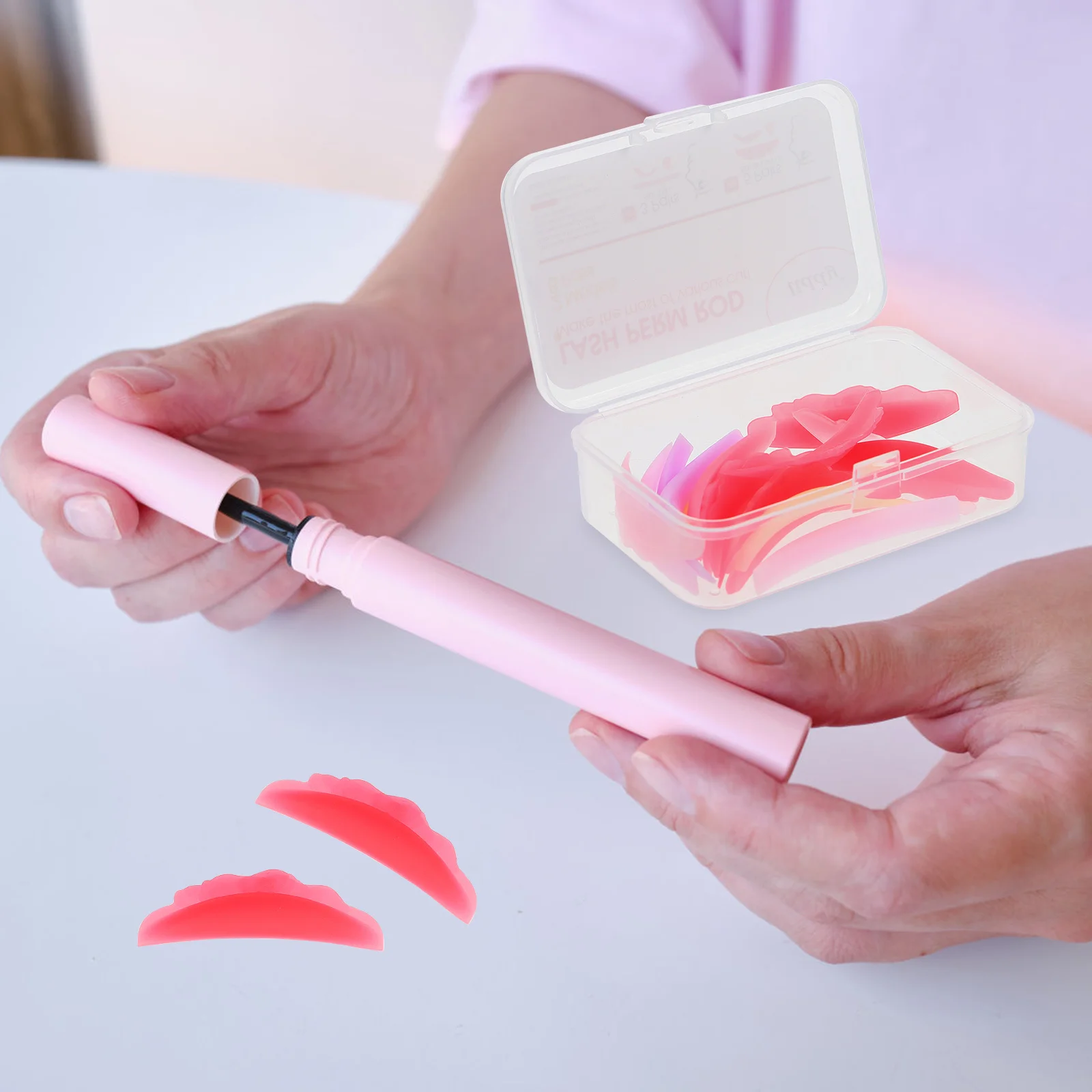 

8Pairs Silicone Eyelash Perming Pads Lash Lift Cushion Reusable Lash Curler Tool Salon Beauty Accessories Lift Pads for Eyelash