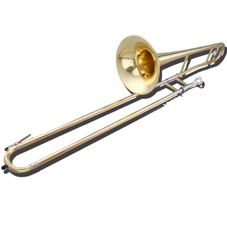 

Musical Instrument Bb Tone Alto Trombone with Gold Lacquer