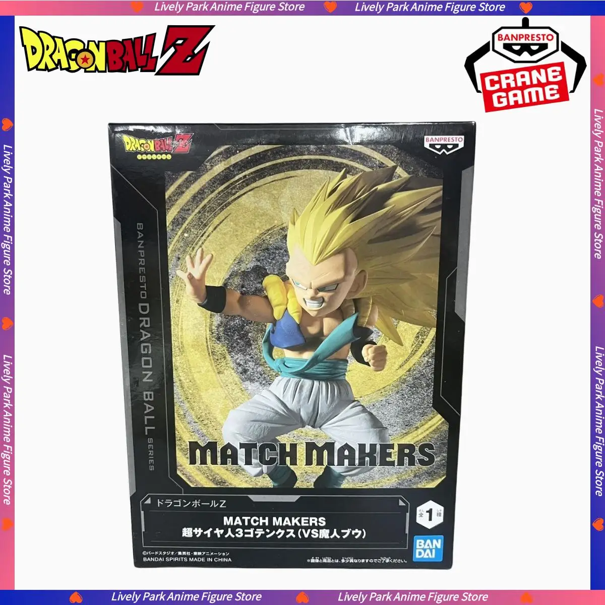 

BANDAI оригинальный Dragon Ball Z MATCH MAKERS Super Saiyan3 Gotenks аниме фигурки героев модель игрушки Besktop украшения праздничные подарки