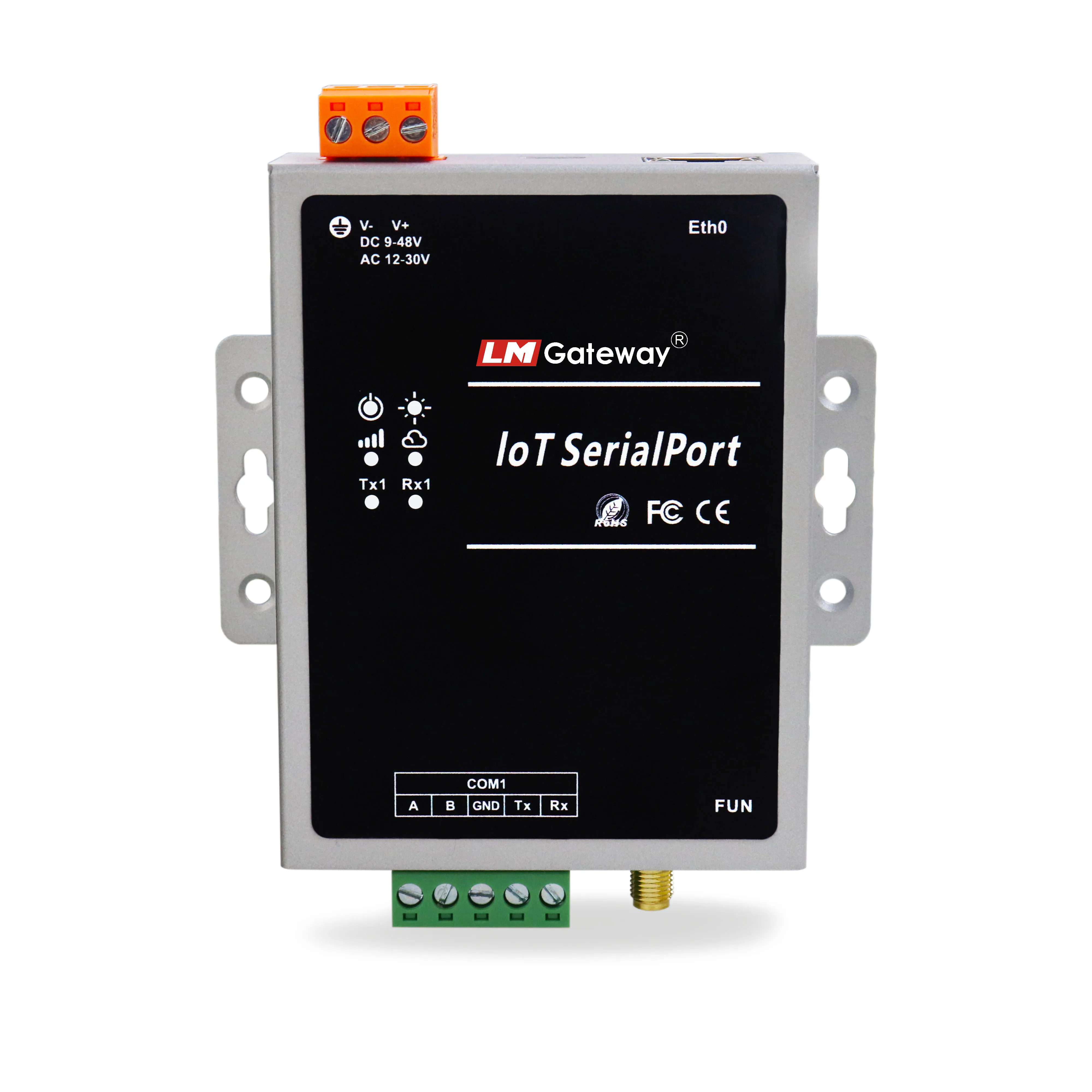 

LM SerialPort Modbus to Mqtt IoT Gateway Serial Device Server RS485 to Ethernet Converter WiFi