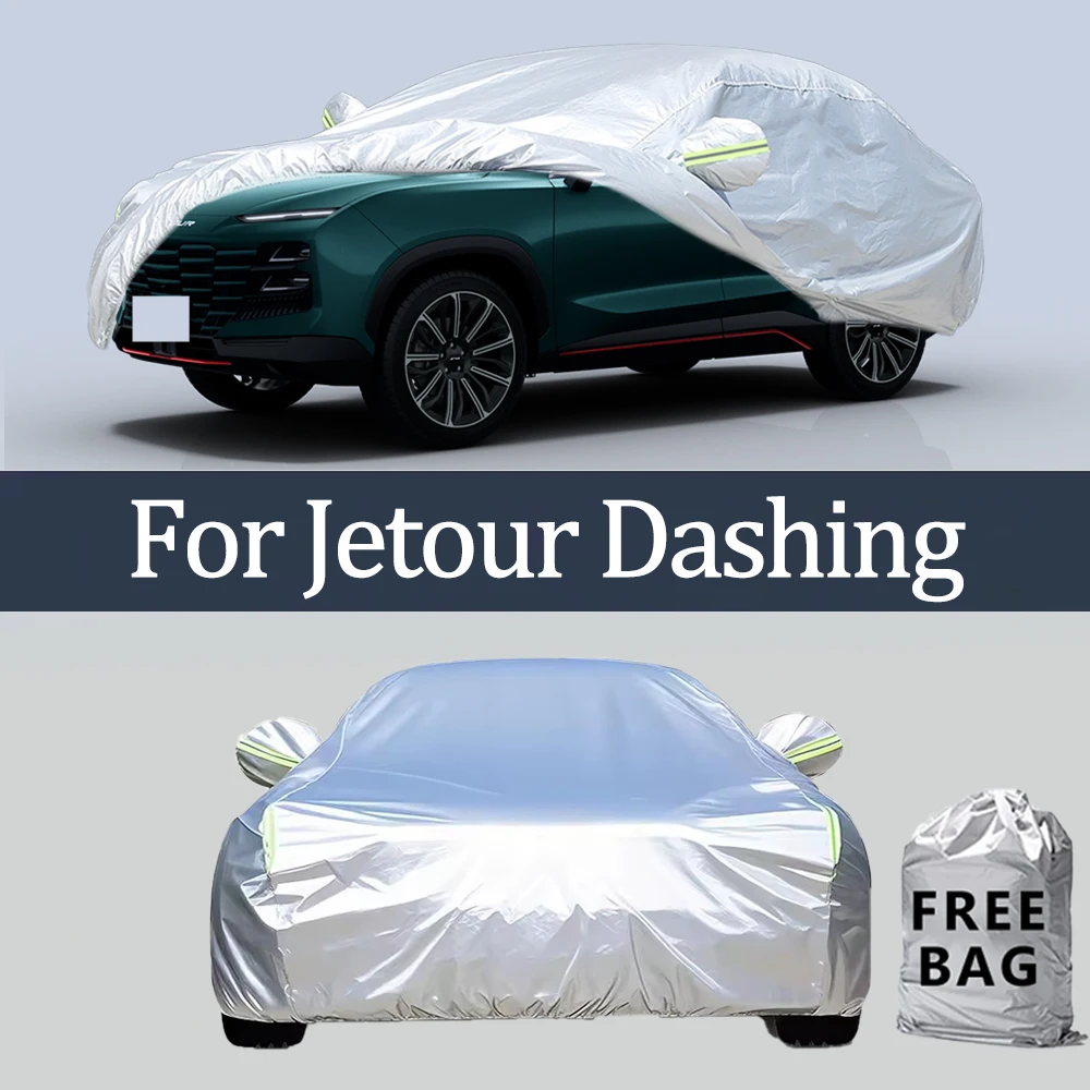 For Jetour Dashing Car Cover Outdoor Protection Covers Snow Sunshade Waterproof Dustproof Exterior UV Car Accessories