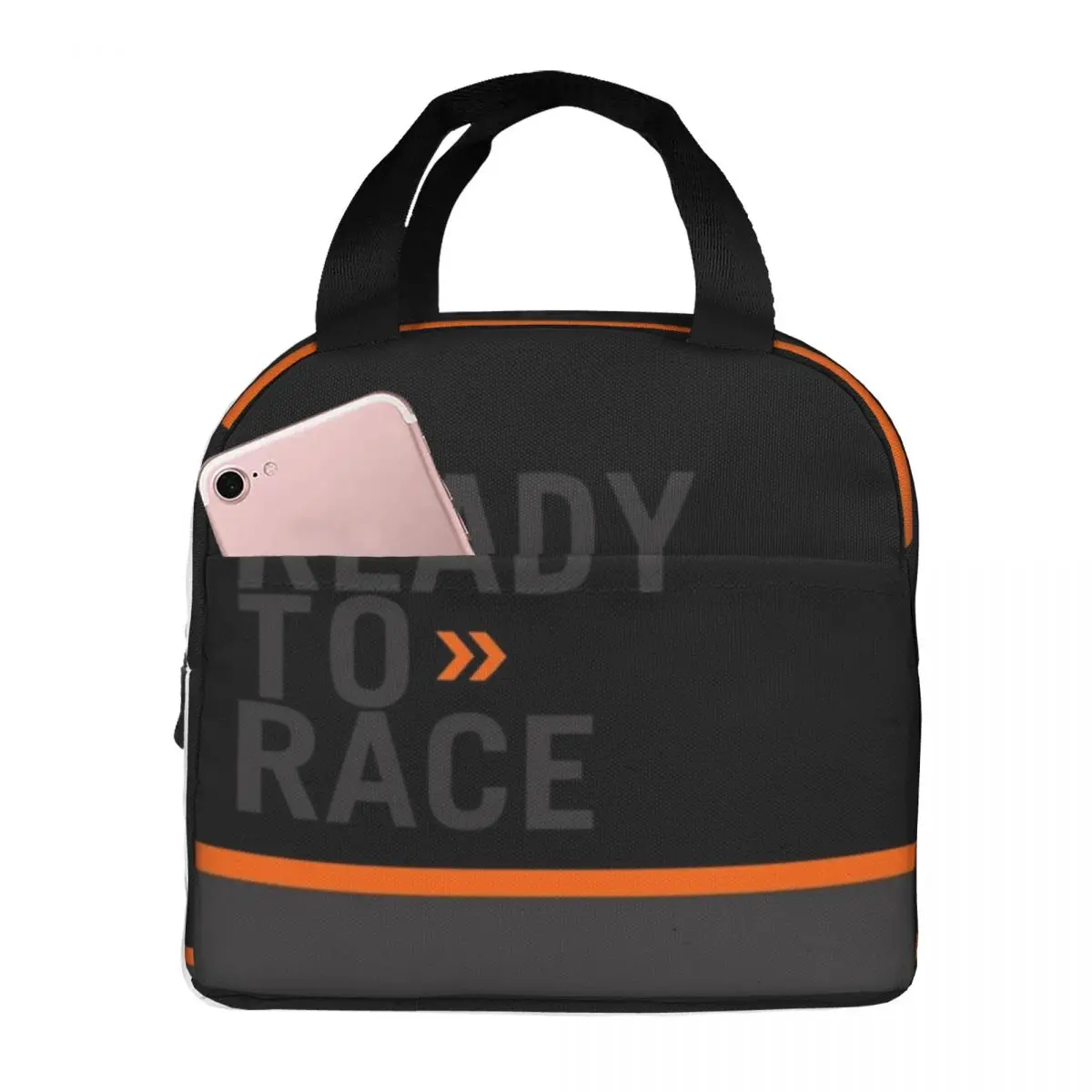 Ready To Race Enduro Cross Insulated Lunch Bags  Motocross Lunch Container Cooler Bag Tote Lunch Box Beach Food Storage Bags