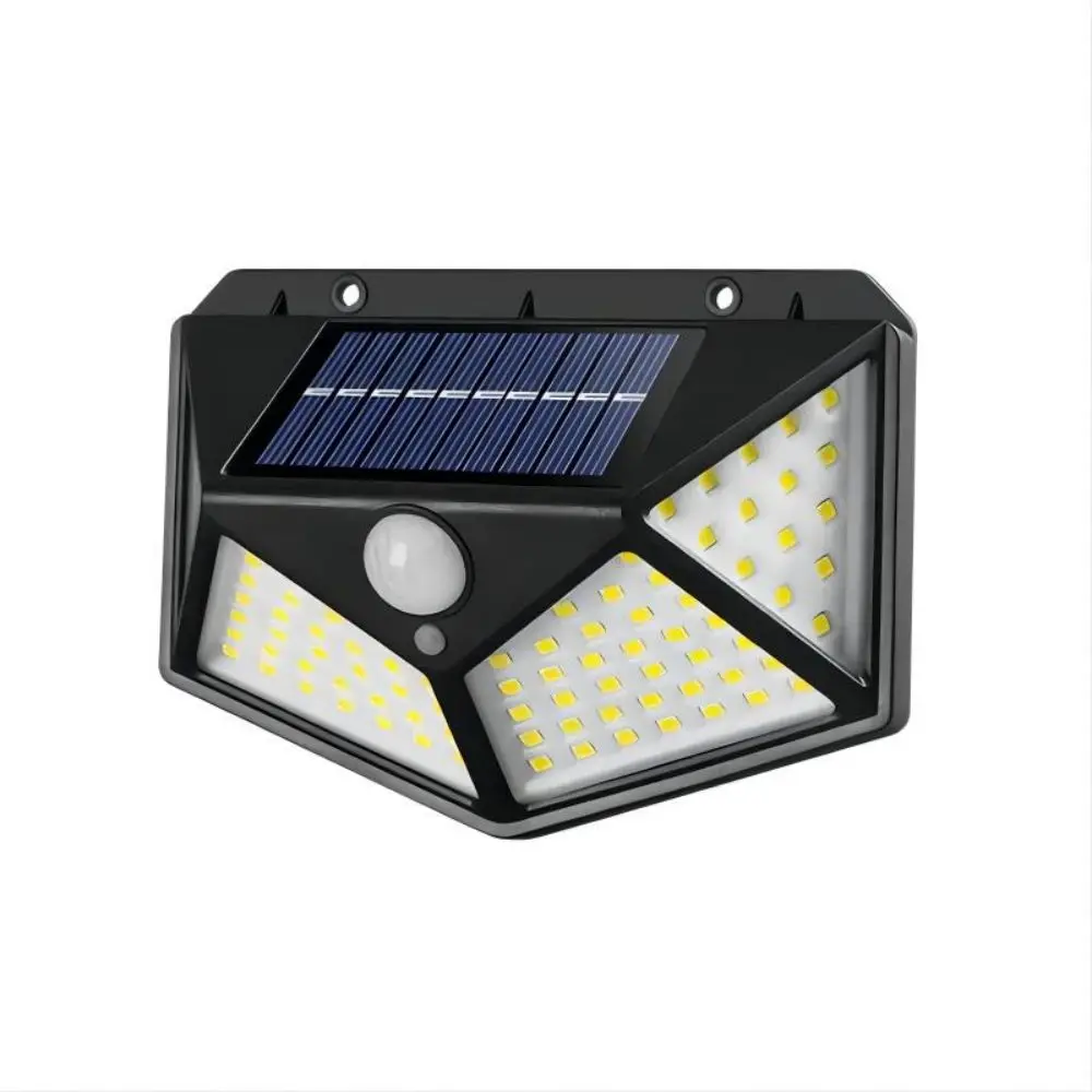 Solar Lights Outdoor 100 LED Motion Sensor Wall Lamp Outside Waterproof Solar Flood Lights For Yard,Garden,Garage, Fence,Patio