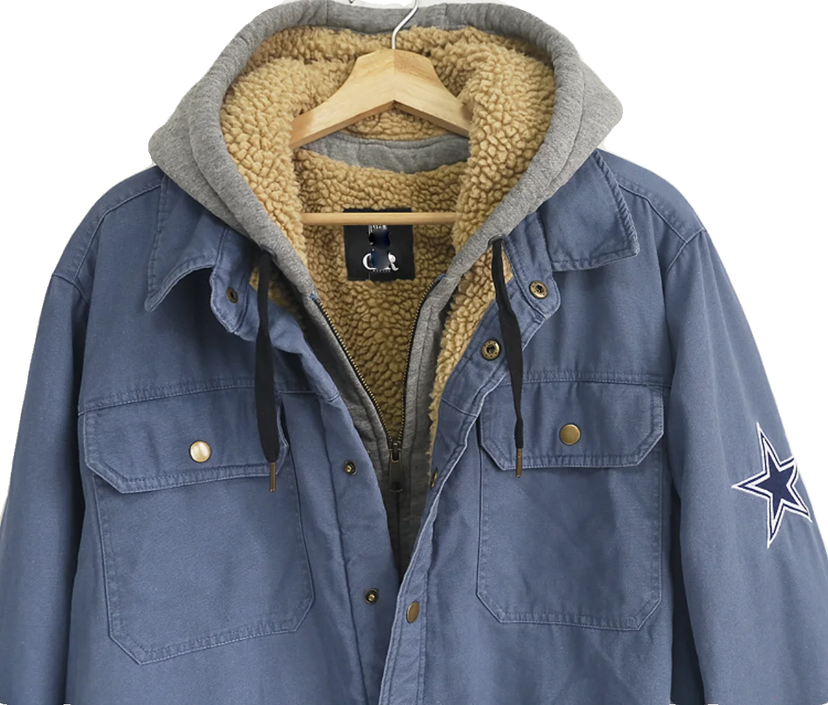 ملابس عمل غير رسمية للرجال Jaet مقاس كبير من القماش للدفء والشتاء معطف قطني من لحم الضأن المخملي بقلنسوة كاجوال أمريكي Sle Faion Ci