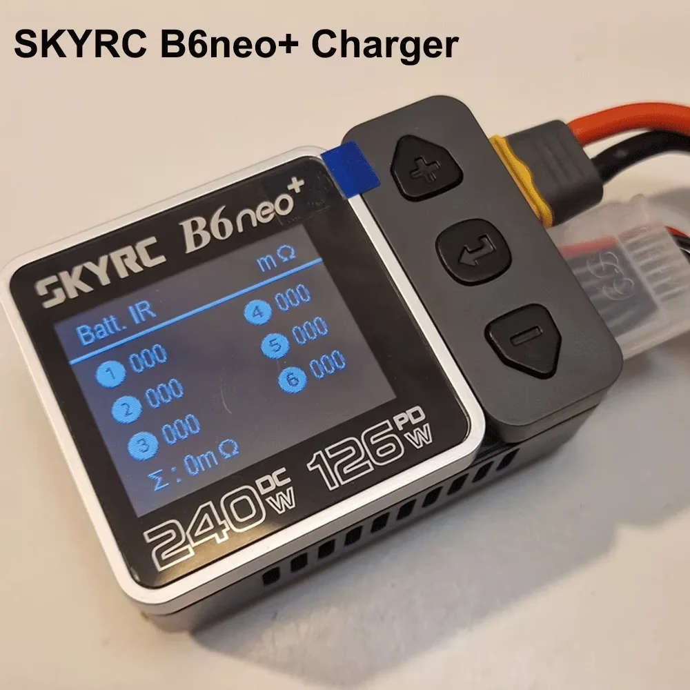 SkyRC B6neo+ DC240W PD126W model aircraft lithium battery FPV crossing machine LiPo/LiFe/Lilon LiHV intelligent balanced charger