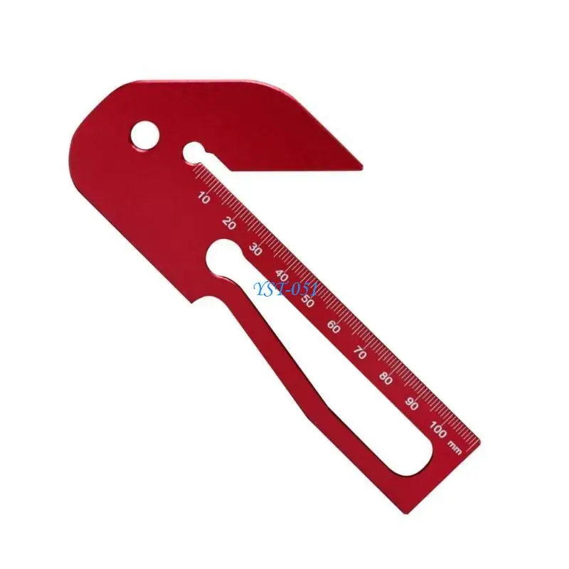 

E15A Line Line Line Calibers Center Scriber Lauge Tool 45/90Degree угла